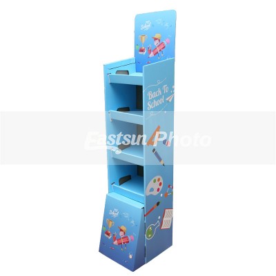 custom pop displays Stationery display rack Paper display frame for paintings