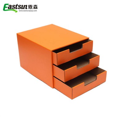 New style custom printed 3-layer corrugated cardboard packaging storage box