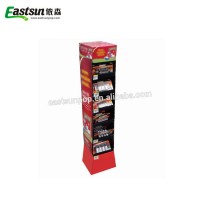 Cardboard battery display market standee